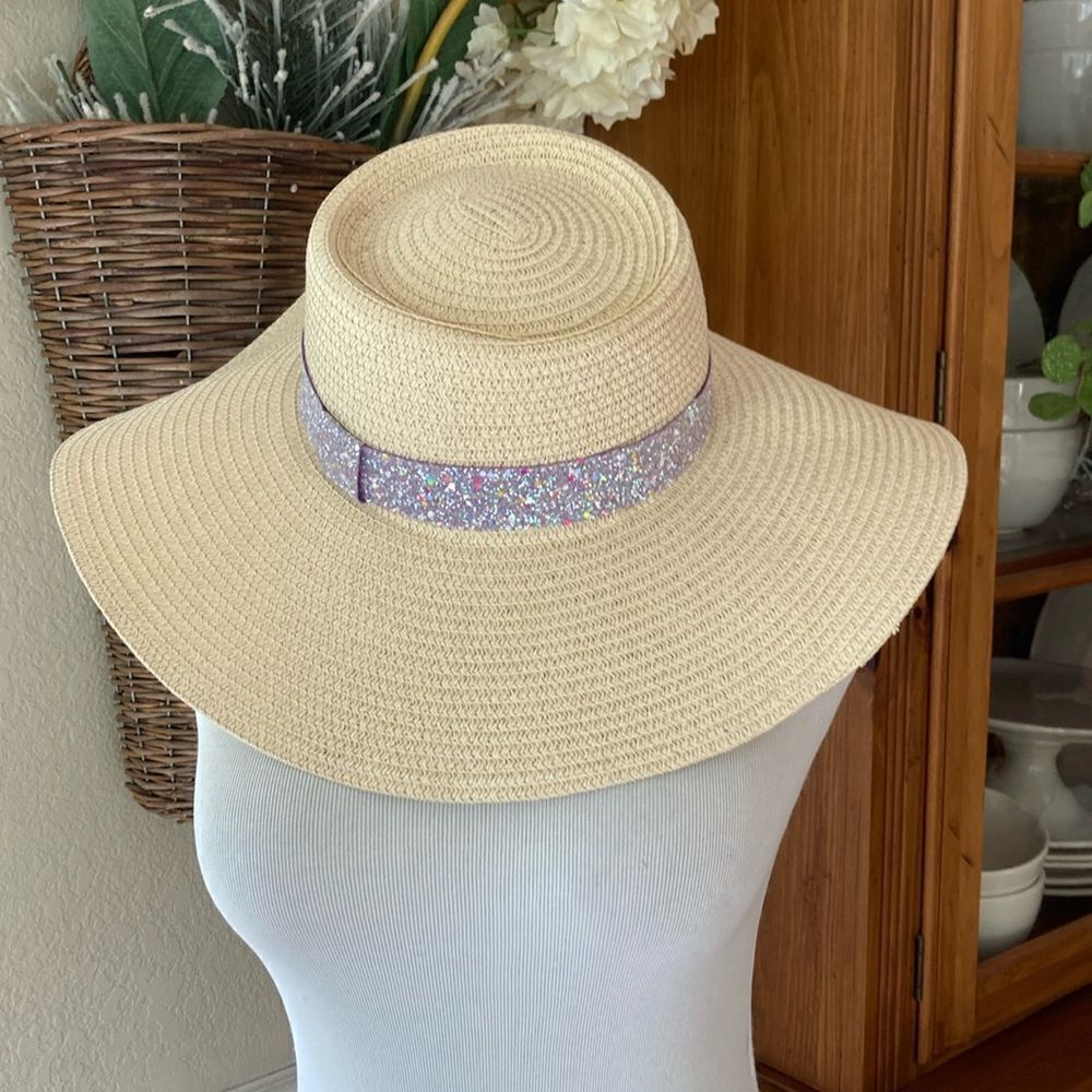 Marcus Adler New York 100% Paper Straw Beach Summer Hat New OS
